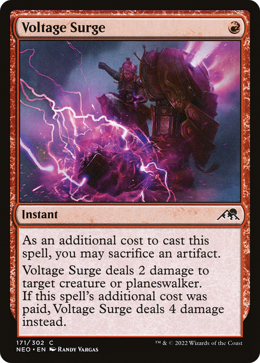 Voltage Surge [Kamigawa: Neon Dynasty] Foil