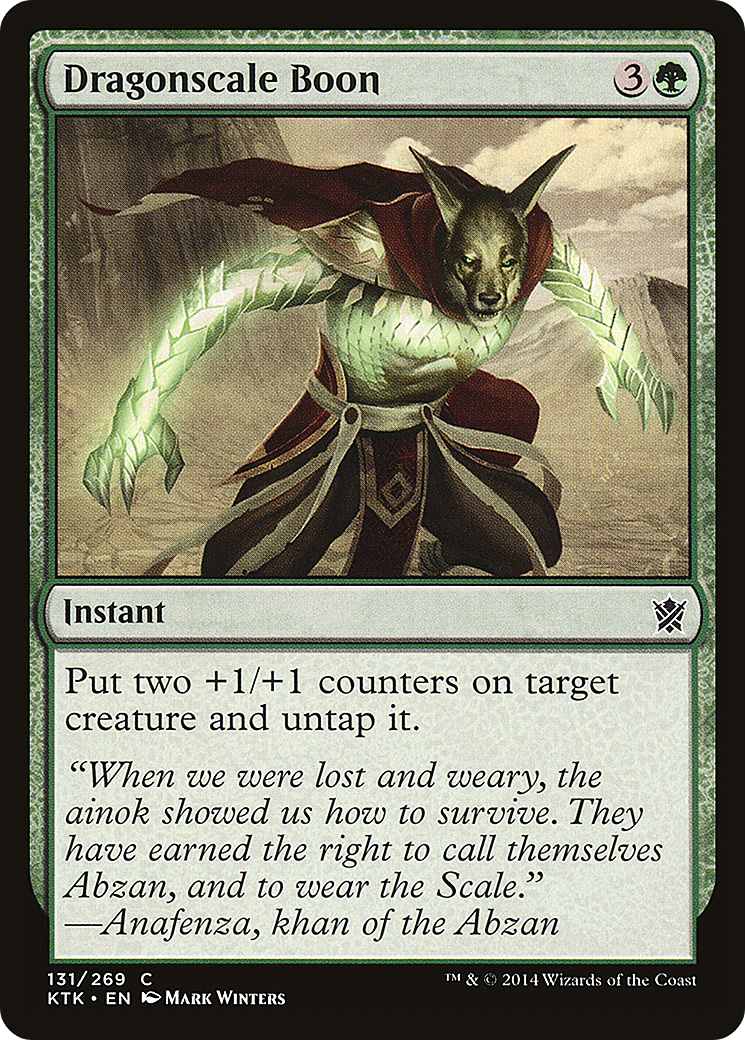 Dragonscale Boon (131) Foil - Khans of Tarkir