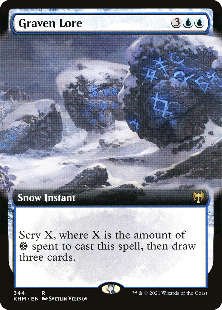 Graven Lore (Extended Art) (344) Foil - Kaldheim