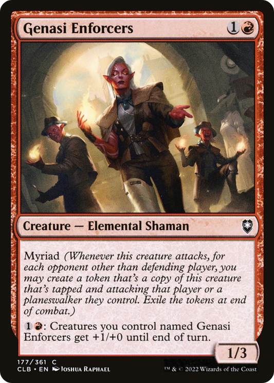 Genasi Enforcers (177) - Commander Legends: Battle for Baldur's Gate