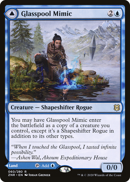 Glasspool Mimic // Glasspool Shore (060) Foil - Zendikar Rising