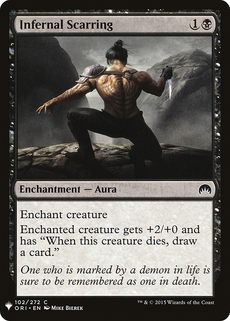 Infernal Scarring (ORI-102) - The List