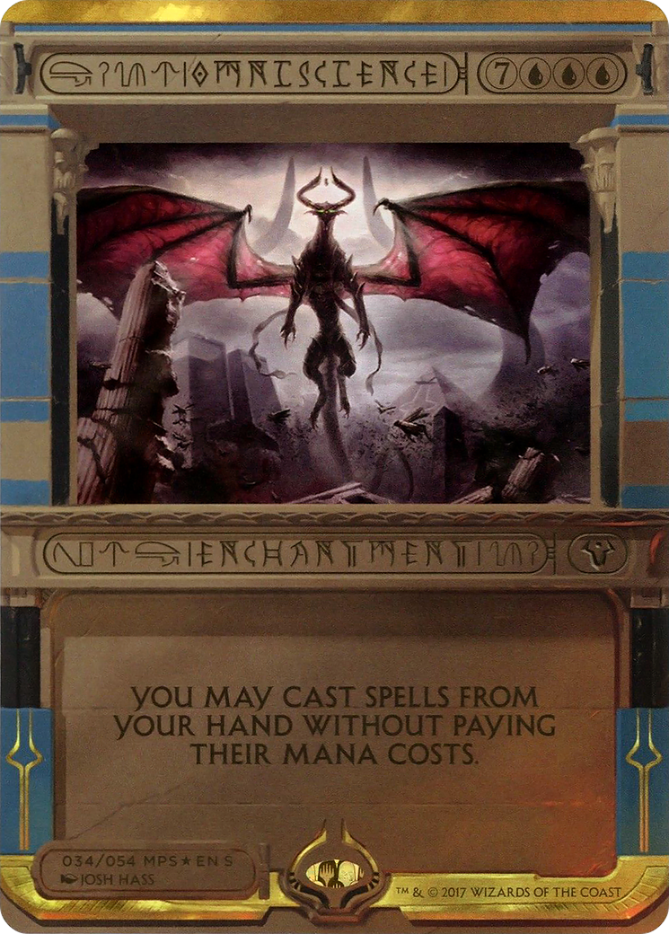 Omniscience (034) Foil - Amonkhet Invocations