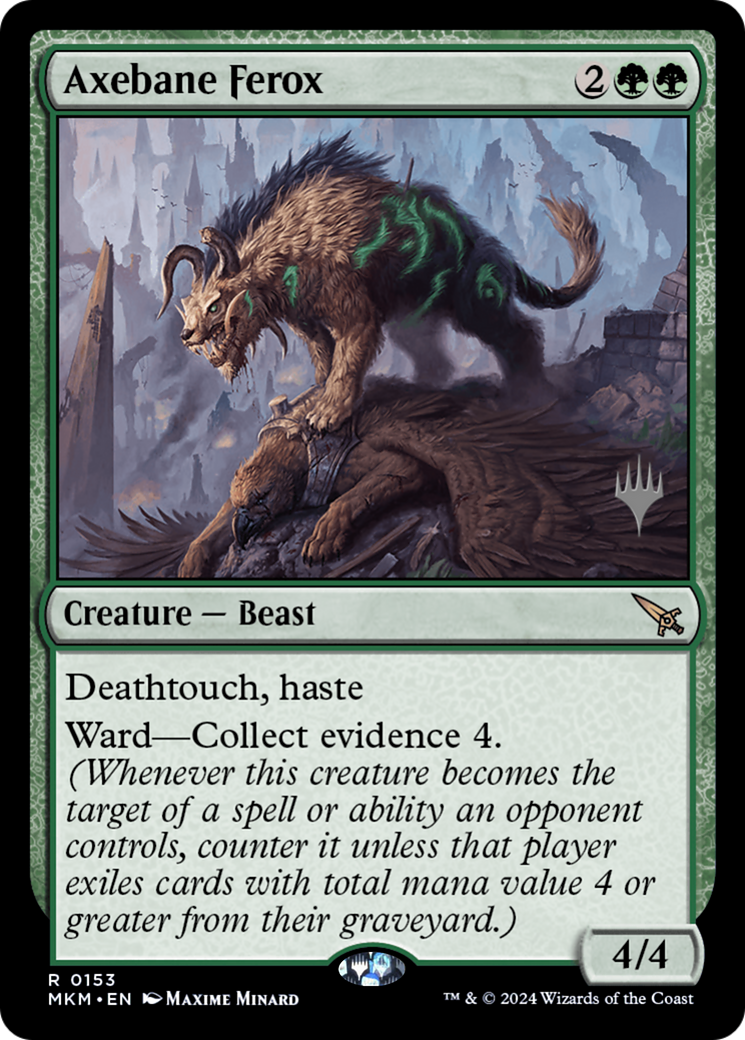 Axebane Ferox (153) - Murders at Karlov Manor Promos