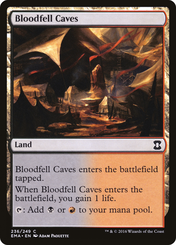 Bloodfell Caves (236) Foil - Eternal Masters