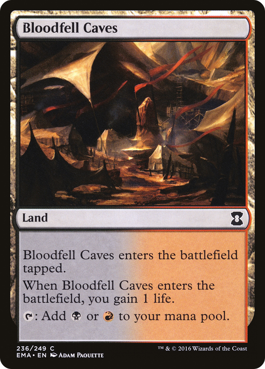 Bloodfell Caves (236) Foil - Eternal Masters