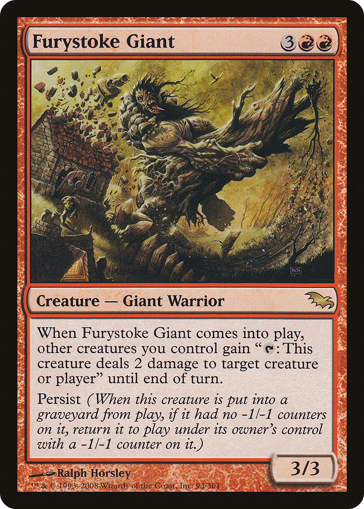 Furystoke Giant (093) Foil - Shadowmoor