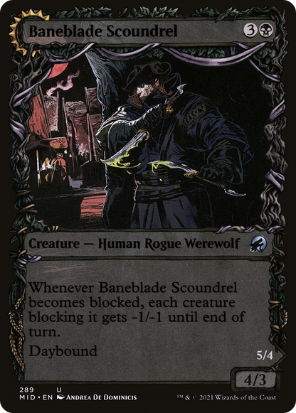 Baneblade Scoundrel // Baneclaw Marauder (Showcase) (289) - Innistrad: Midnight Hunt