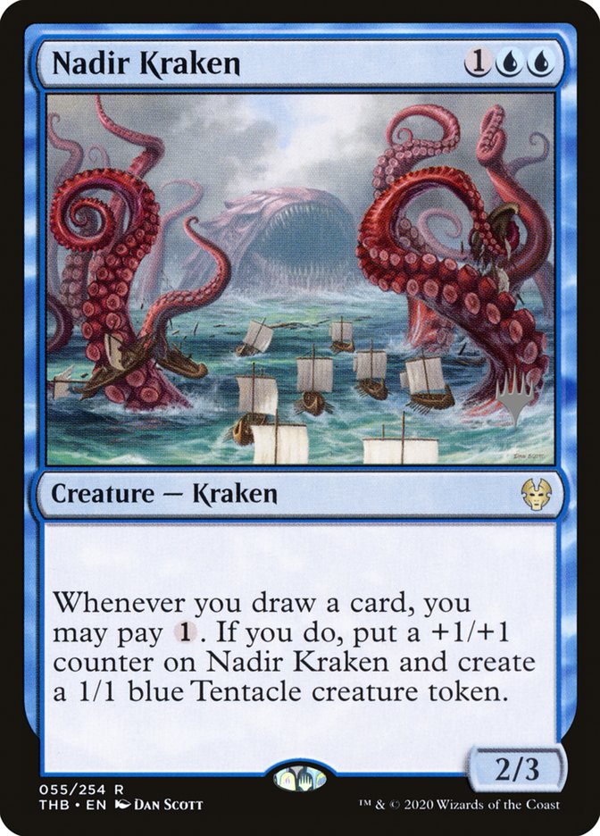 Nadir Kraken (Promo Pack) [Theros Beyond Death Promos] | Silver Goblin