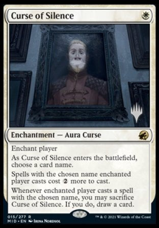 Curse of Silence (Promo Pack) [Innistrad: Midnight Hunt Promos] | Silver Goblin