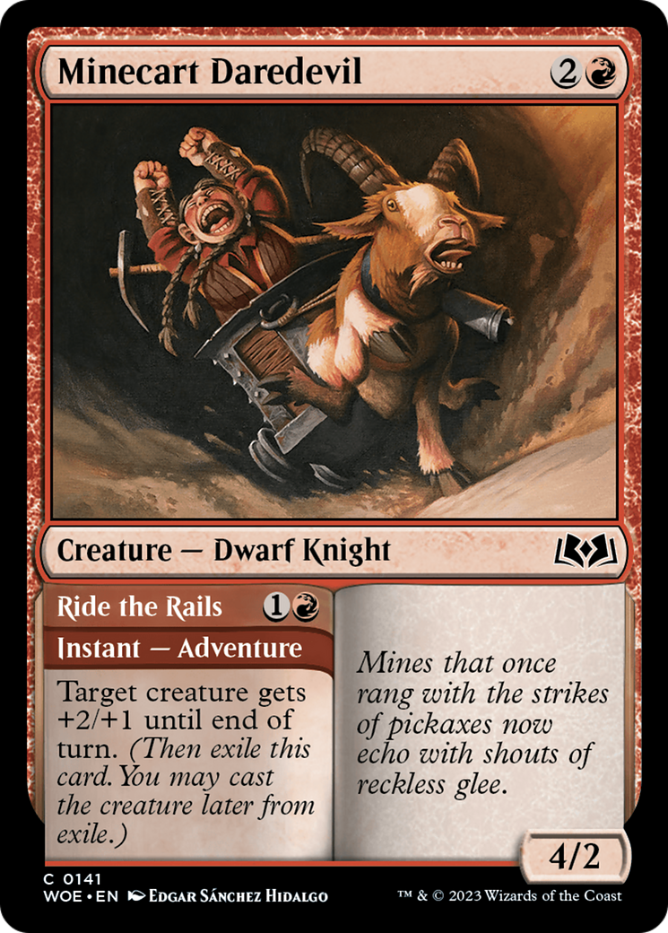 Minecart Daredevil (141) - Wilds of Eldraine