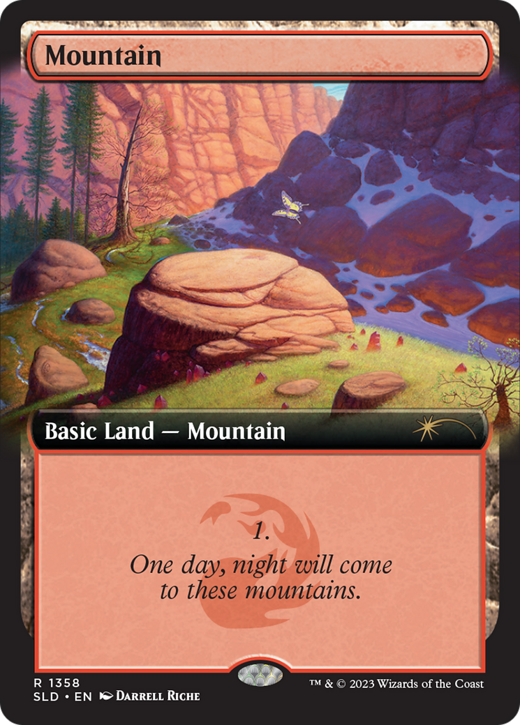 Mountain (1358) [Secret Lair Drop Series] | Silver Goblin