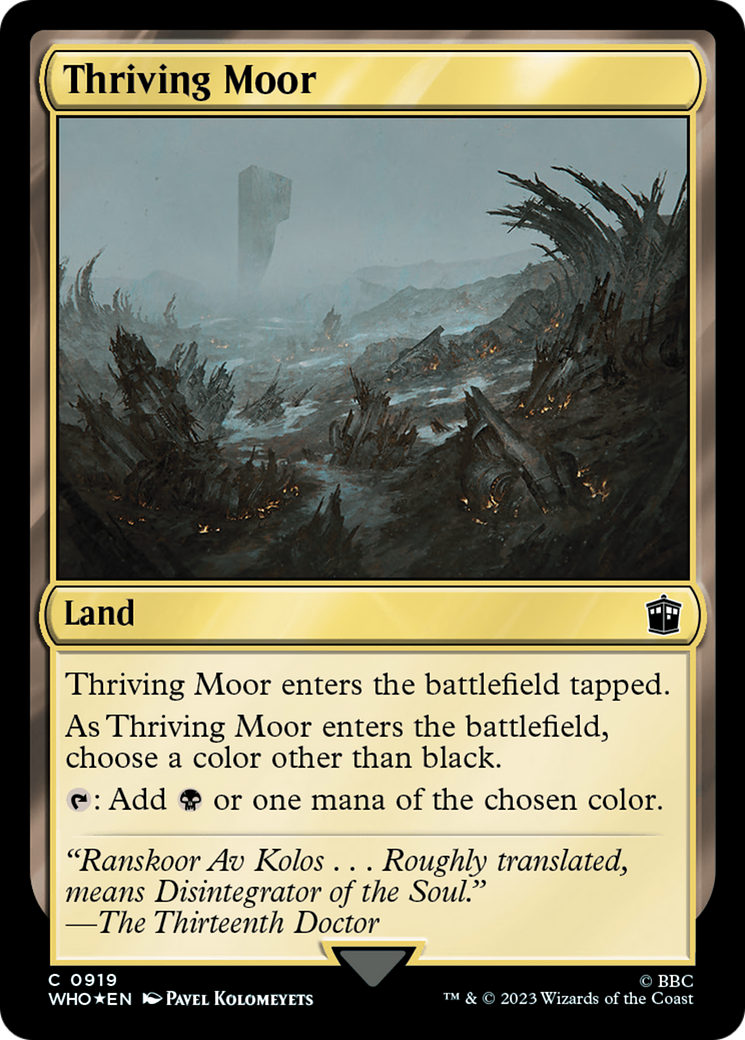 Thriving Moor (Surge Foil) [Doctor Who] | Silver Goblin