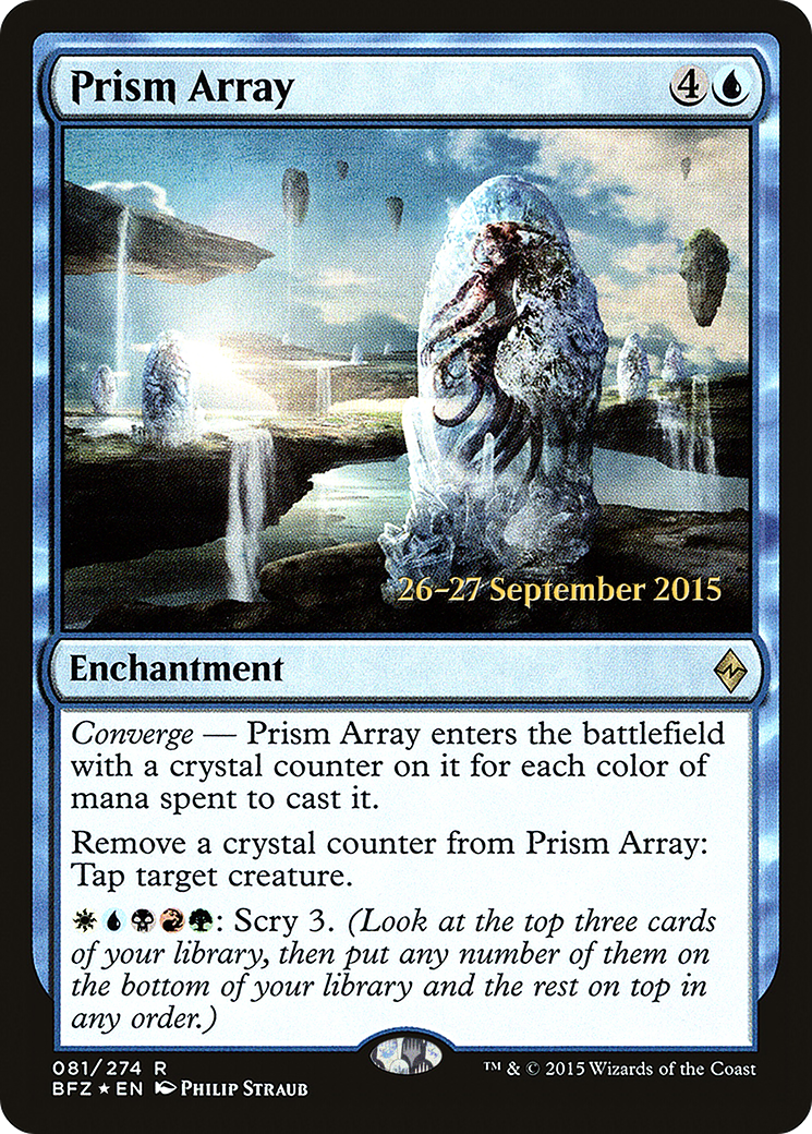 Prism Array (081) Foil - Battle for Zendikar Promos