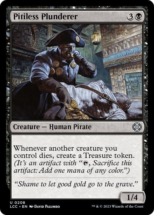 Pitiless Plunderer (208) - The Lost Caverns of Ixalan Commander