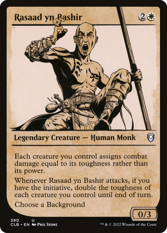 Rasaad yn Bashir (Showcase) (380) Foil - Commander Legends: Battle for Baldur's Gate