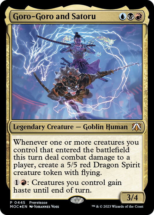 Goro-Goro and Satoru (445) - March of the Machine Commander