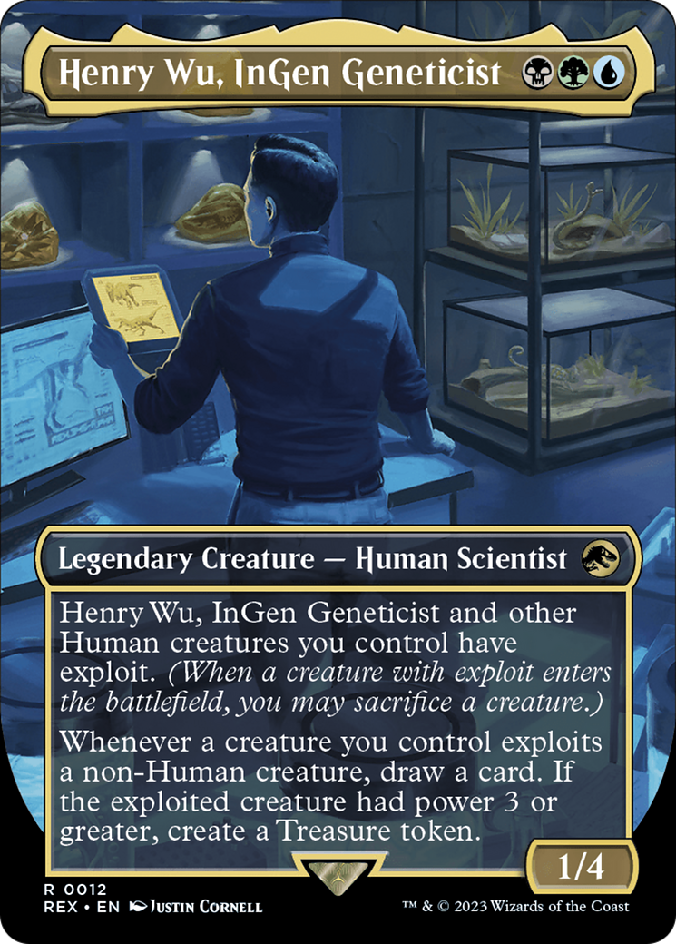 Henry Wu, InGen Geneticist (Borderless) (012) Foil - Jurassic World Collection