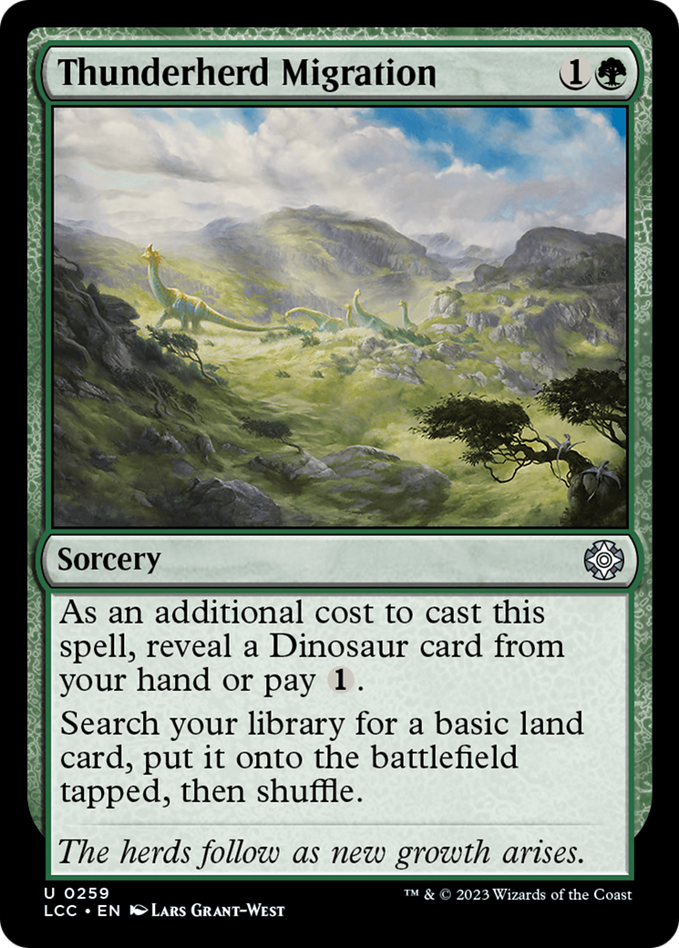 Thunderherd Migration (259) - The Lost Caverns of Ixalan Commander