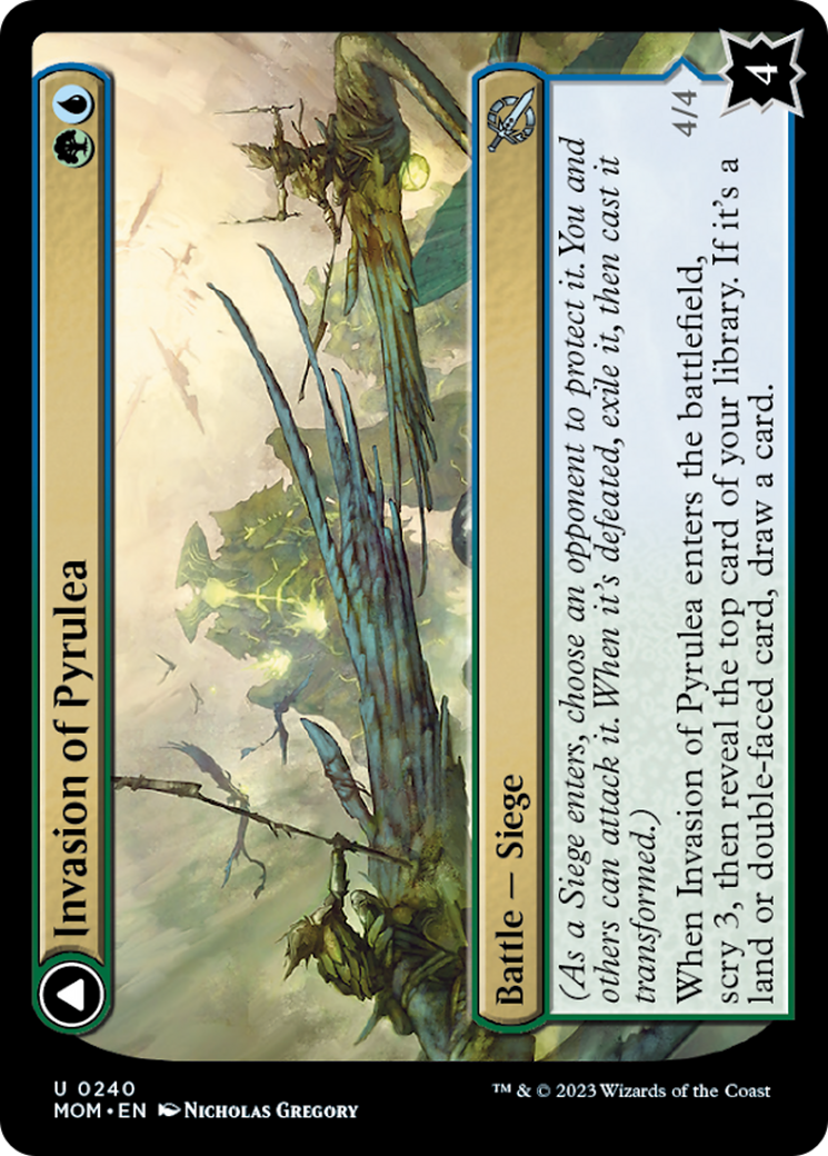 Invasion of Pyrulea // Gargantuan Slabhorn (240) - March of the Machine
