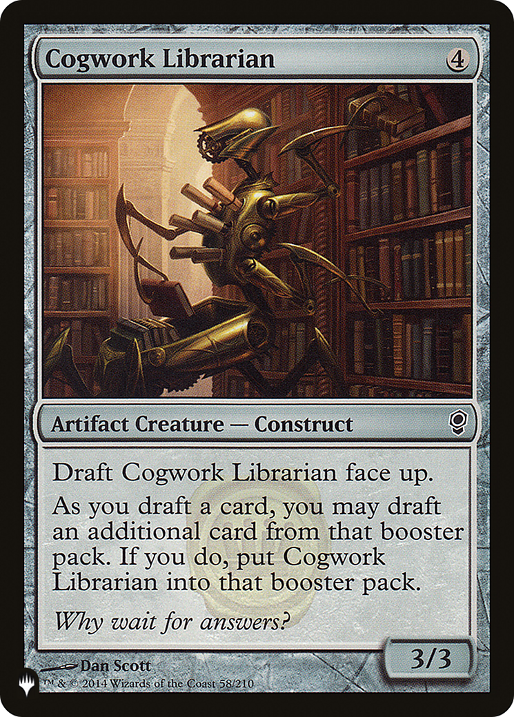 Cogwork Librarian (CNS-58) - The List