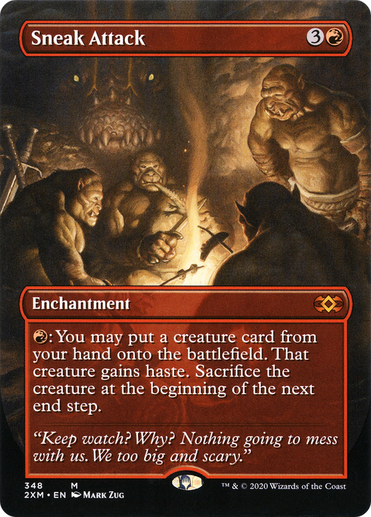 Sneak Attack (Borderless) (348) - Double Masters
