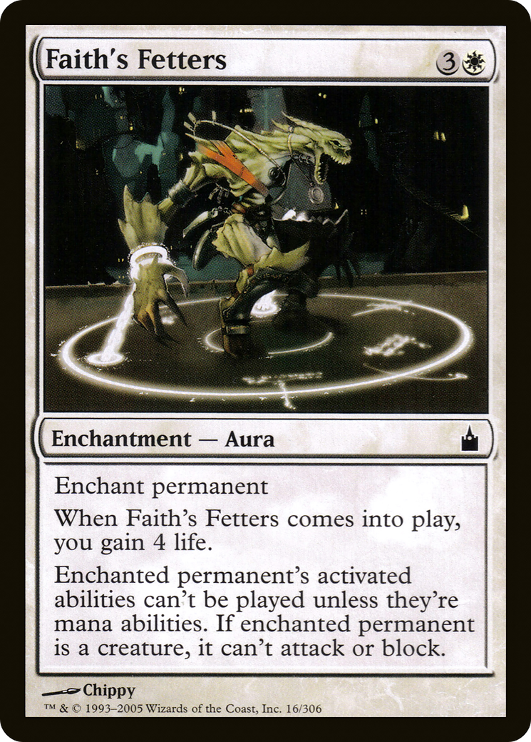 Faith's Fetters (016) Foil - Ravnica: City of Guilds