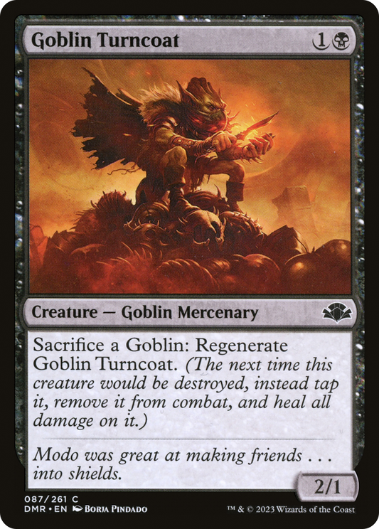 Goblin Turncoat [Dominaria Remastered] Foil