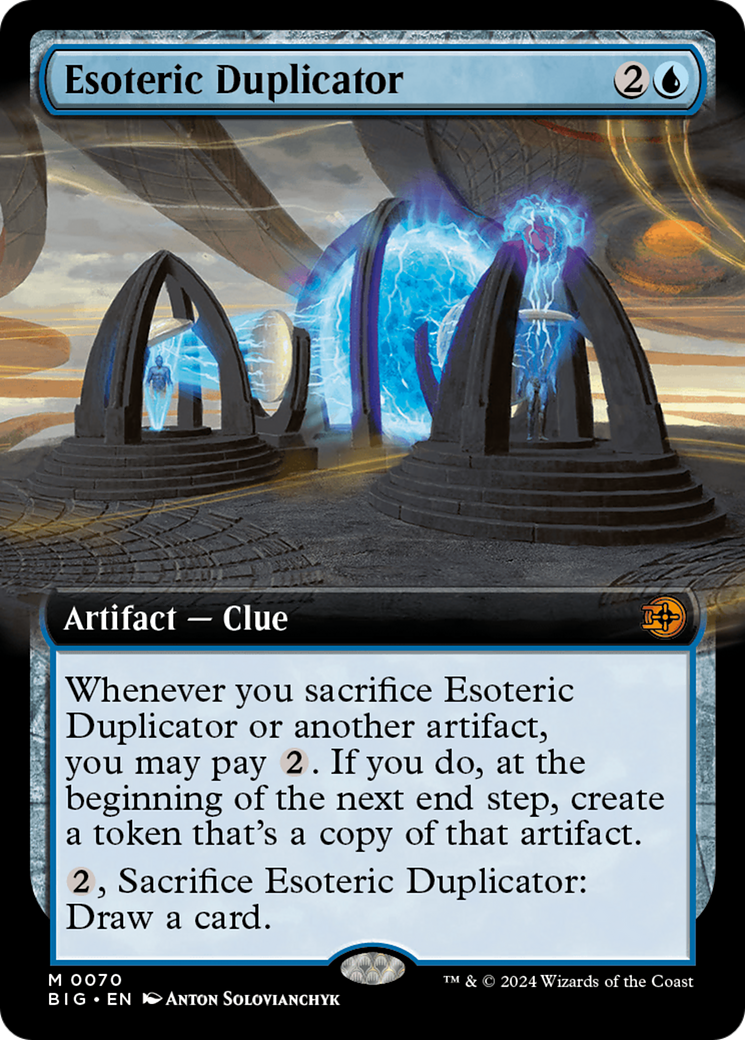 Esoteric Duplicator (Extended Art) (070) Foil - The Big Score