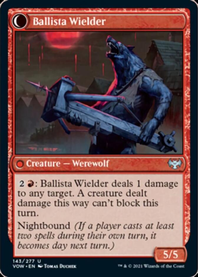 Ballista Watcher // Ballista Wielder (143) - Innistrad: Crimson Vow