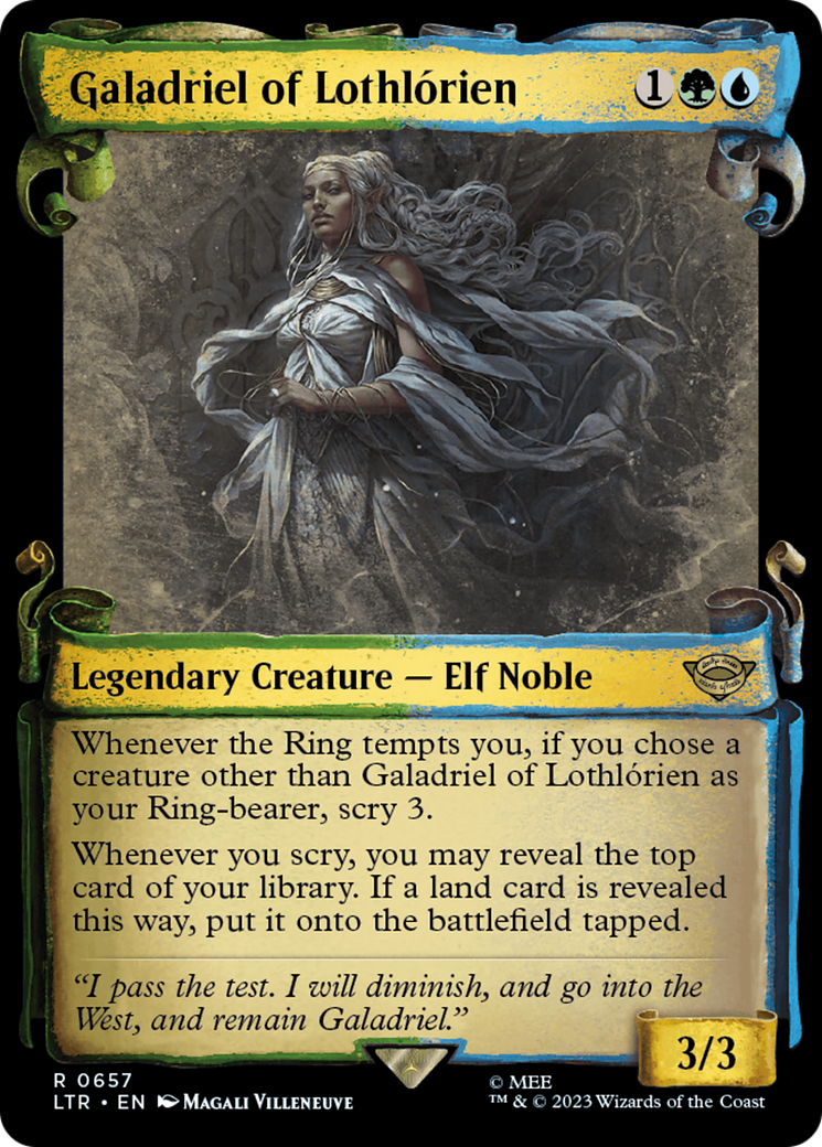 Galadriel of Lothlórien (Showcase) (657) Foil - The Lord of the Rings: Tales of Middle-earth