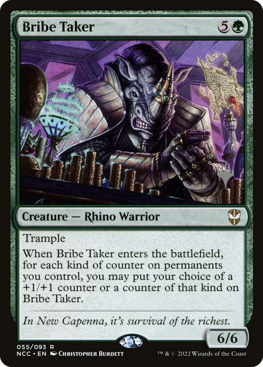 Bribe Taker (55p) Foil - New Capenna Commander Promos