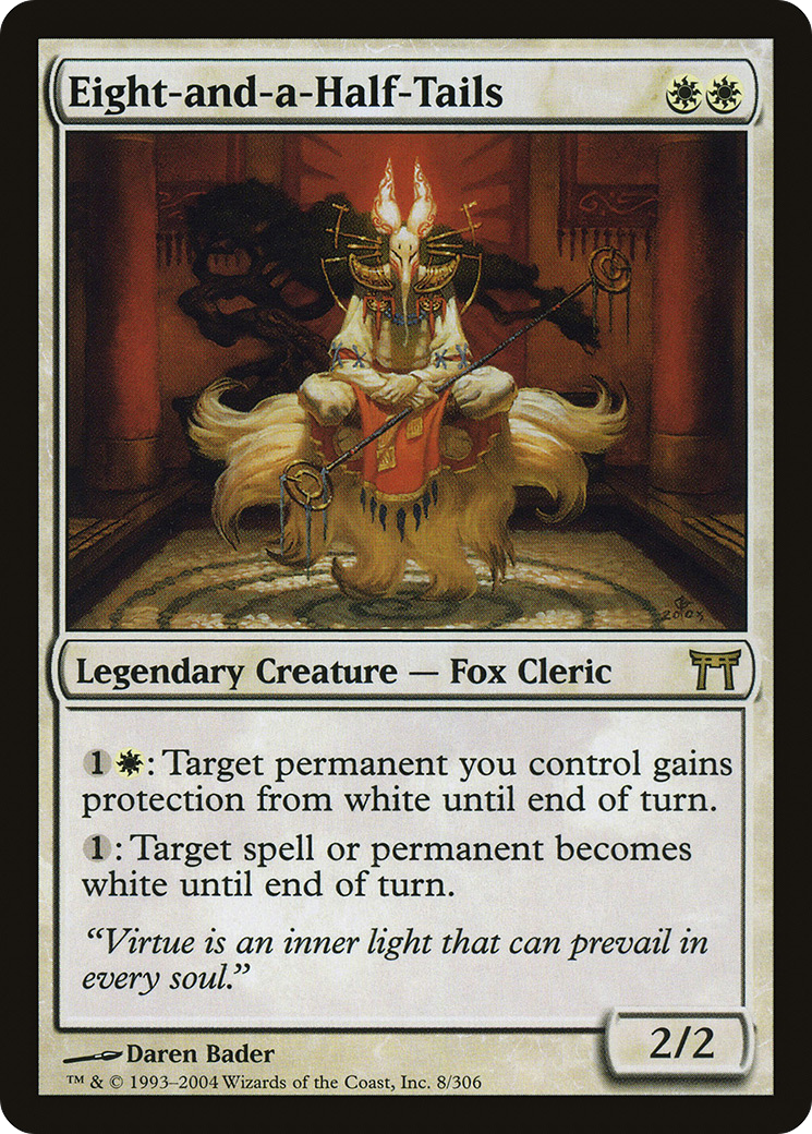 Eight-and-a-Half-Tails (008) Foil - Champions of Kamigawa