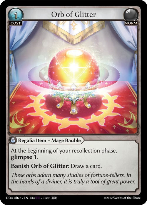 Orb of Glitter (044) [Dawn of Ashes: Alter Edition] Foil