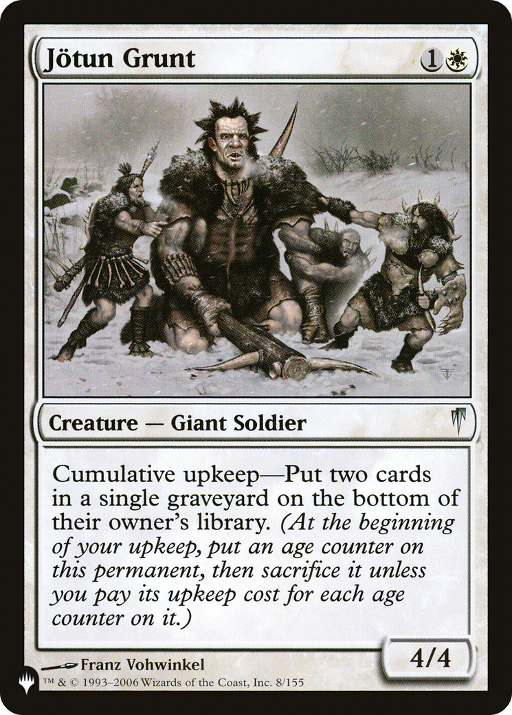 Jötun Grunt (CSP-8) - The List