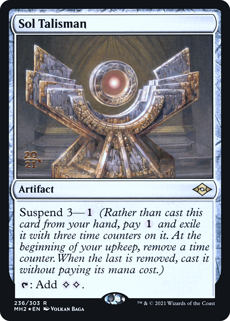 Sol Talisman [Modern Horizons 2 Prerelease Promos]