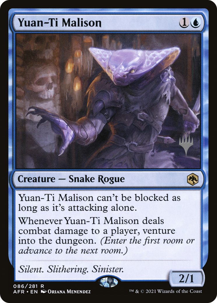Yuan-Ti Malison (086) Foil - Adventures in the Forgotten Realms Promos