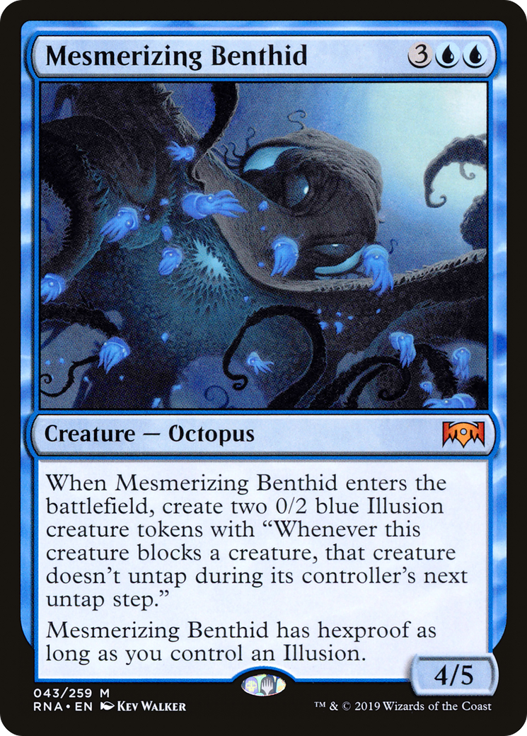 Mesmerizing Benthid (043) Foil - Ravnica Allegiance