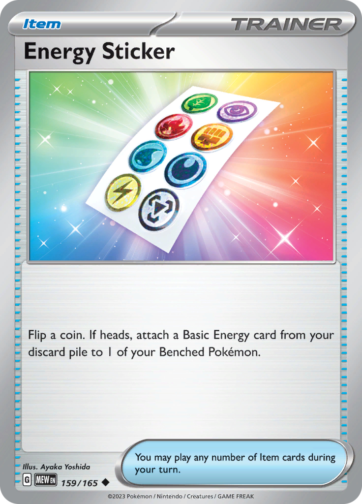 Energy Sticker (159/165) [Scarlet & Violet: 151] | Silver Goblin