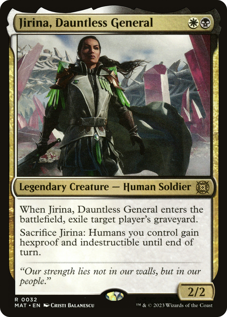 Jirina, Dauntless General (032) - March of the Machine: The Aftermath