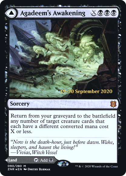 Agadeem's Awakening // Agadeem, the Undercrypt [Zendikar Rising Prerelease Promos]