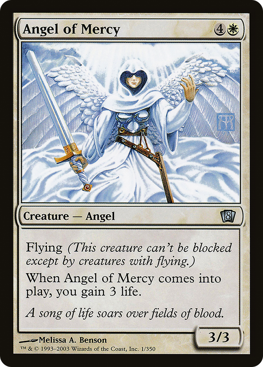 Angel of Mercy (001) Foil - Eighth Edition