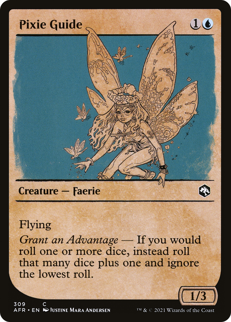 Pixie Guide (Showcase) (309) Foil - Adventures in the Forgotten Realms