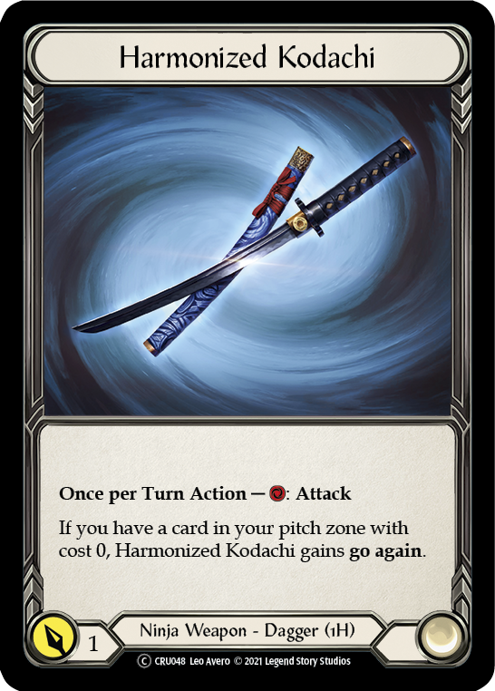 Harmonized Kodachi [U-CRU048] (Crucible of War Unlimited)  Unlimited Normal | Silver Goblin