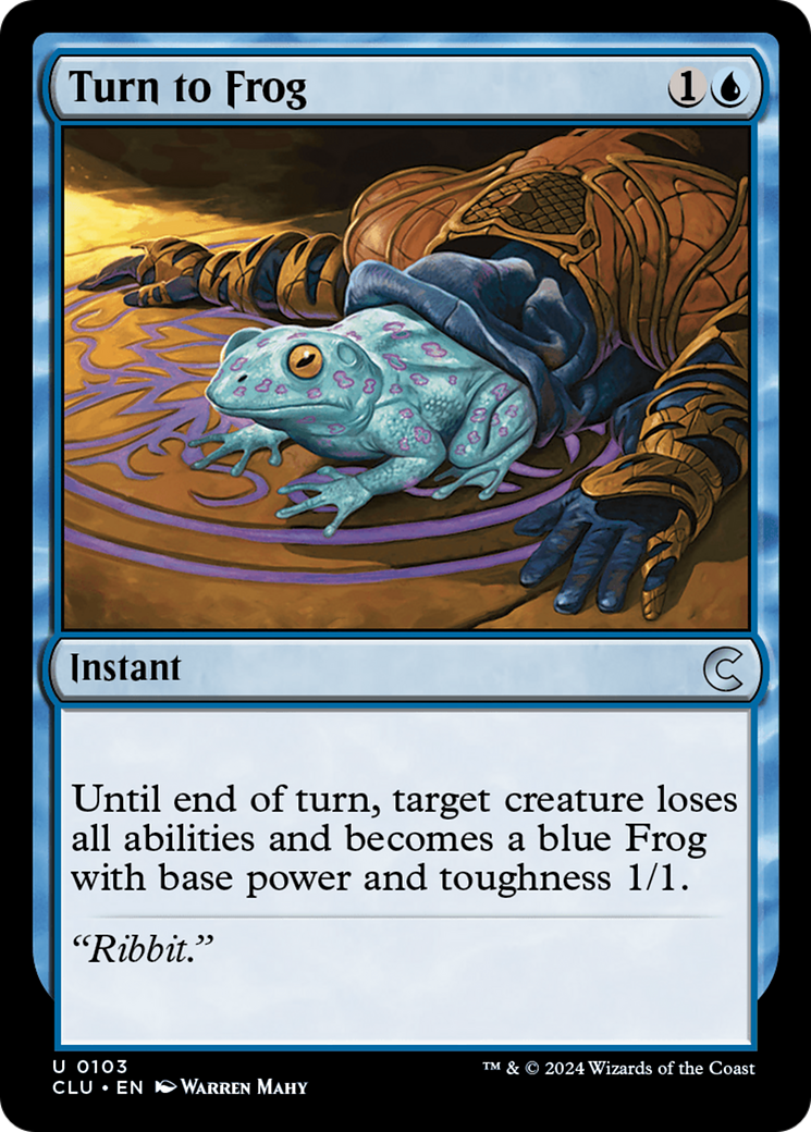 Turn to Frog (103) - Ravnica: Clue Edition
