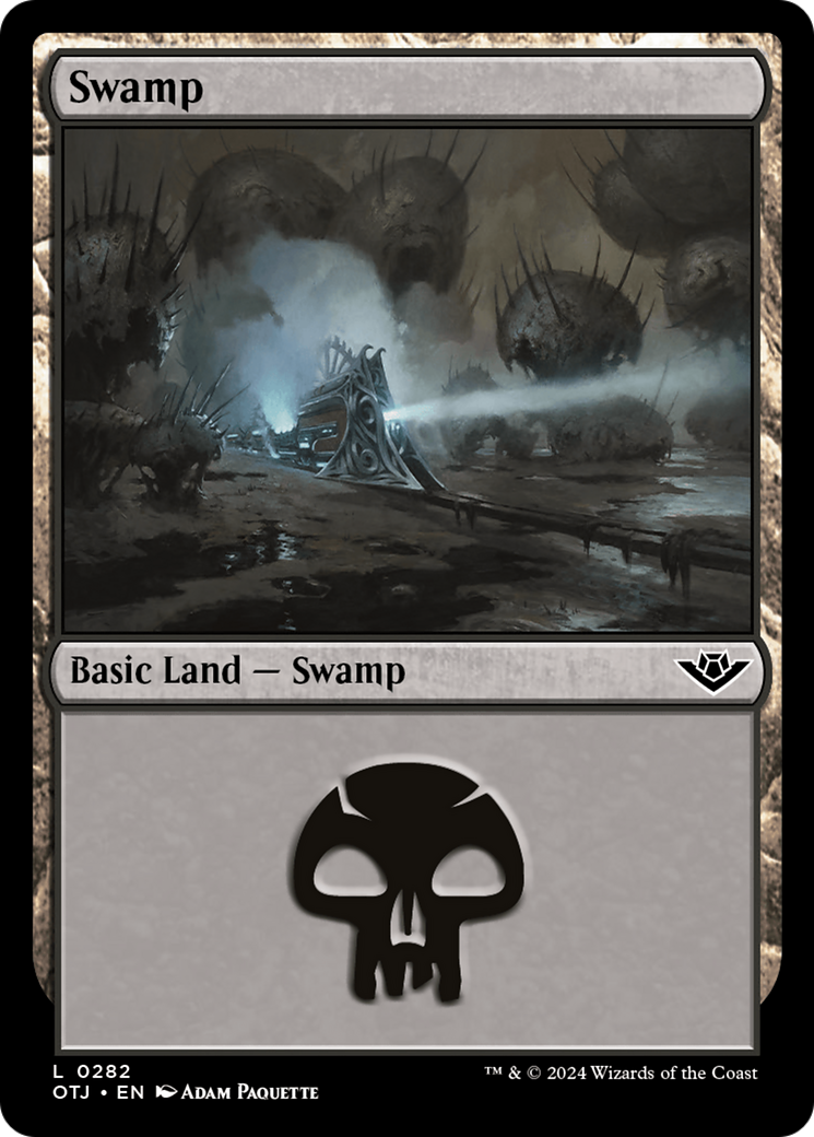 Swamp (282) Foil - Outlaws of Thunder Junction