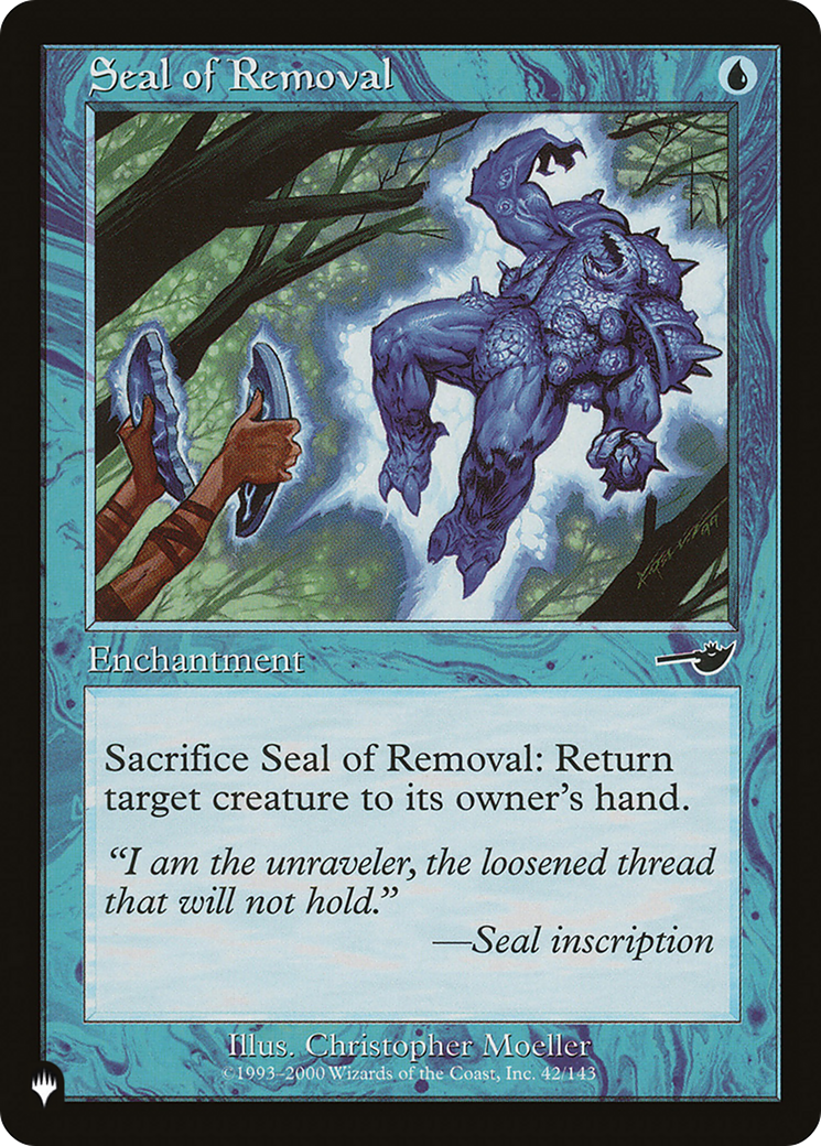 Seal of Removal (Retro) (NEM-42) - The List