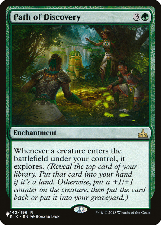 Path of Discovery (RIX-142) - The List
