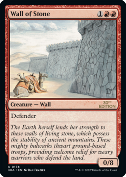 Wall of Stone (178) - 30th Anniversary Edition