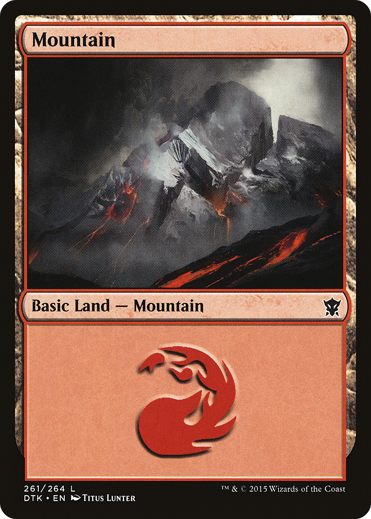 Mountain (261) - Dragons of Tarkir
